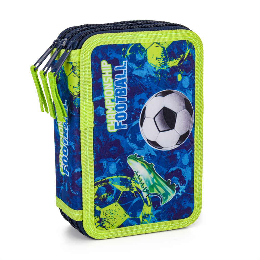 Penál 3 p. prázdný fotbal 2